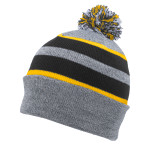 KNIT FOLD OVER POM-POM BEANIE