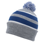 KNIT FOLD OVER POM-POM BEANIE