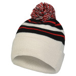 KNIT FOLD OVER POM-POM BEANIE