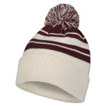 KNIT FOLD OVER POM-POM BEANIE