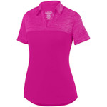 LADIES' SHADOW TONAL HEATHER POLO