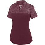 LADIES' SHADOW TONAL HEATHER POLO