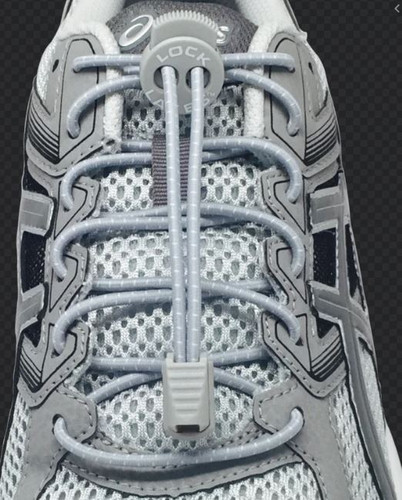 lock laces gray