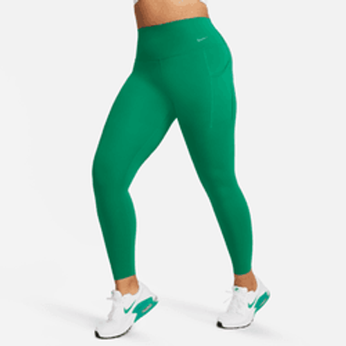 Nike Team Yoga 7/8 Tight Women's Medium Green Leggings DJ8524 Oregon Ducks