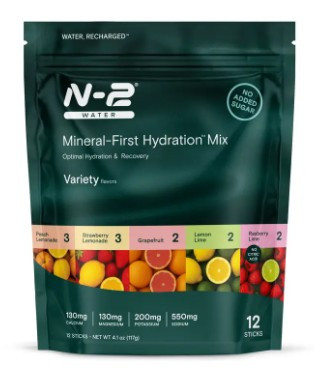 N-2 WATER - MINERAL FIRST HYDRATION - 12 PACK