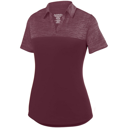 LADIES' SHADOW TONAL HEATHER POLO