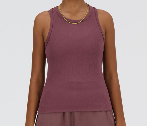 LADY LINEAR RIBBED RACER TANK