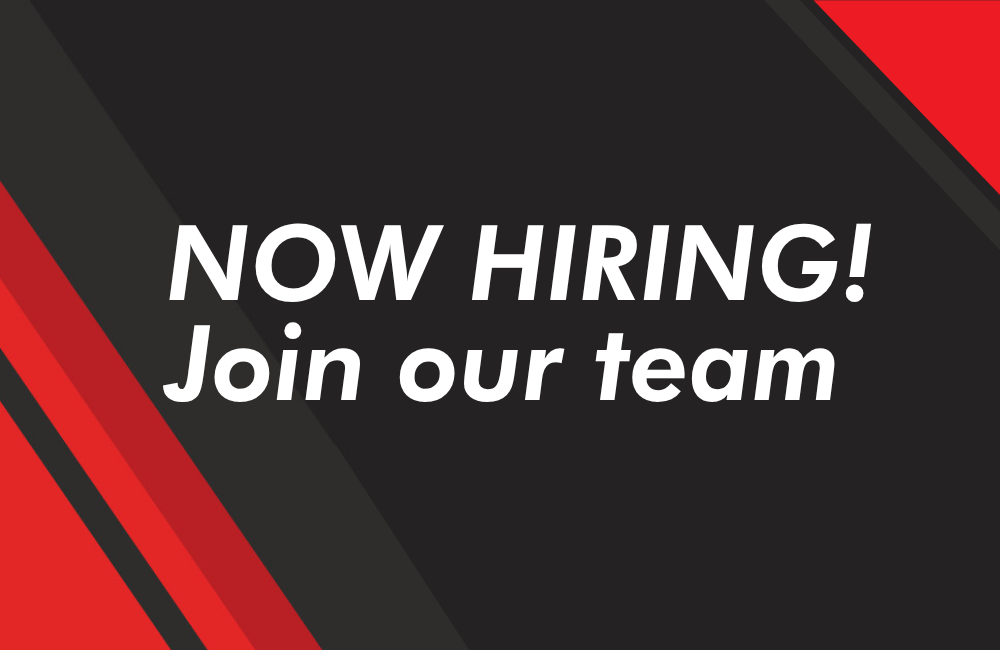 We're Hiring! Join Our Team!