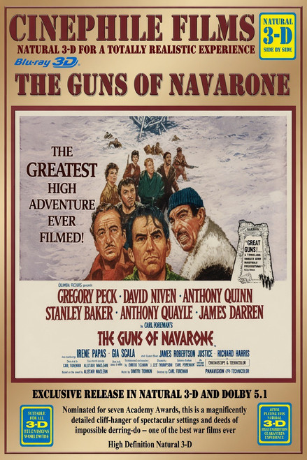 Guns Of Navarone - 1961 - 3D Blu Ray
