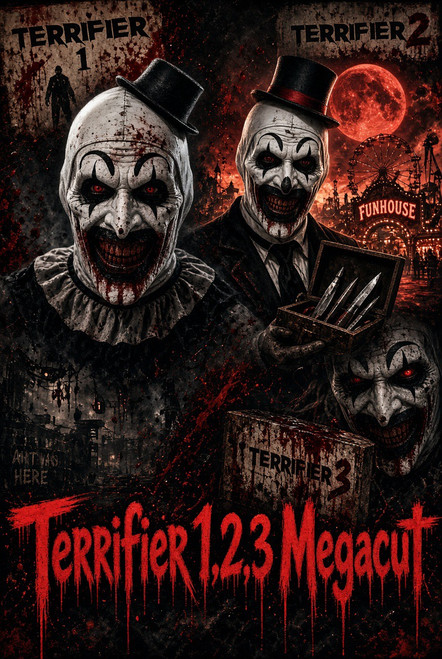 Terrifier 1,2,3 Megacut - Fan Edit - Blu Ray