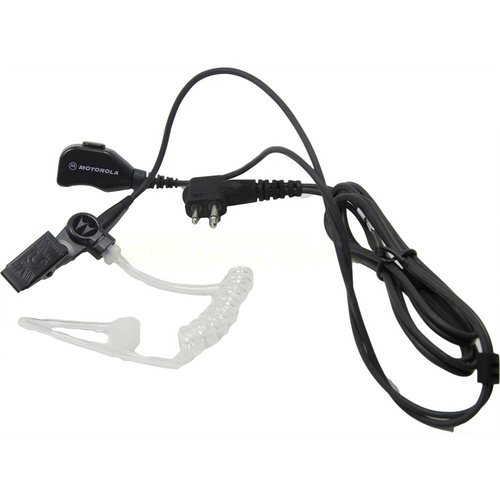 Motorola 2-Wire Earpiece with Clear Acoustic Tube Black PMLN6530A
