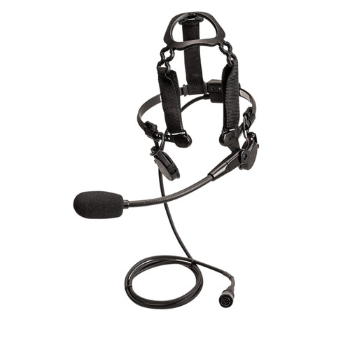 Motorola Tactical Heavy-Duty Temple Transducer with Boom Microphone PMLN6833 Motorola Tactical Heavy-Duty Temple Transducer with Boom Microphone PMLN6833