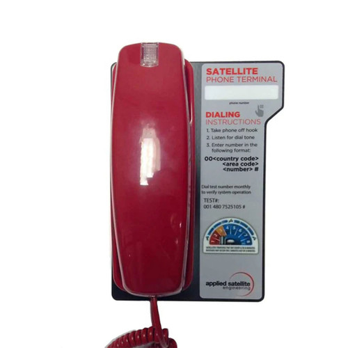 Iridium ASE-PT01 POTS Phone with Usage Placard for Satellite Docking Systems (ASE-PT01)