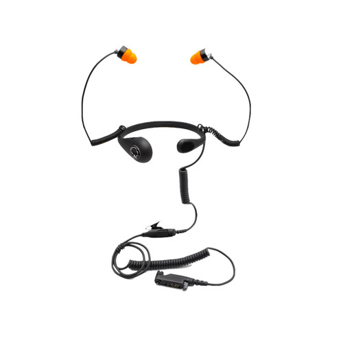 Tactical Headsets Headset with Inline PTT for Motorola Solutions DP4000 Series (M1144011-DP4000)