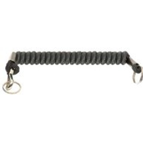 Peter Jones Coiled Lanyard with Split Rings and Clip