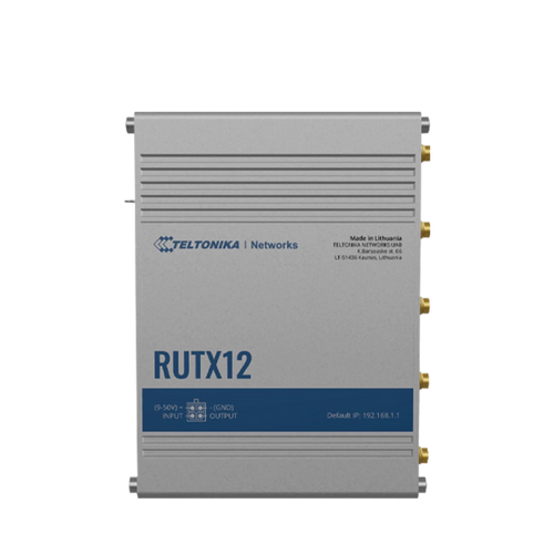 Teltonika RUTX12 Dual LTE CAT6 Industrial Cellular Router