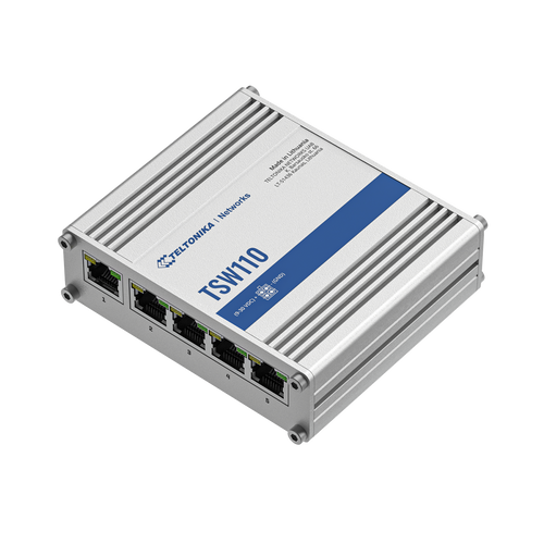 Teltonika TSW110  L2 Unmanaged Ethernet Switch