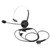 Lightweight Headset, Single Ear with Headband & In-Line PTT