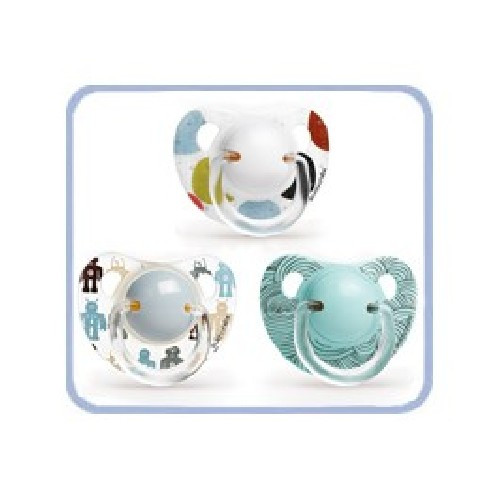 Suavinex chupete anatómico tetina caucho 0-6 m, 1 UD