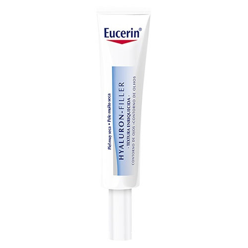 Eucerin hyaluron filler textura enriquecida contorno de ojos