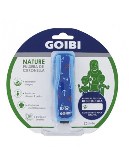 Pulsera goibi citronella azul