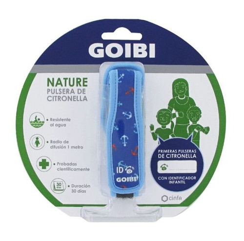 Pulsera goibi citronella azul