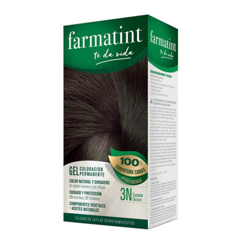 Farmatint 3n castaño oscuro gel coloración permanente