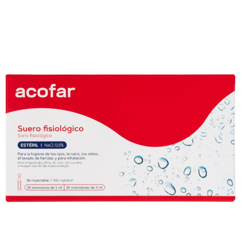 Acofar suero fisiológico 30 monodosis