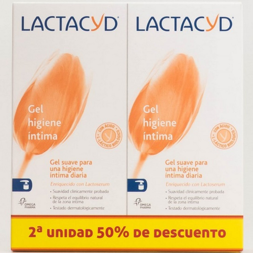 Lactacyd íntimo gel suave pack 2x200 mL