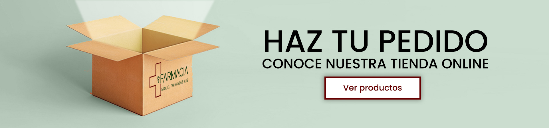 Haz tu pedido en la tienda online de Farmacia Miguel Fernández Ruiz