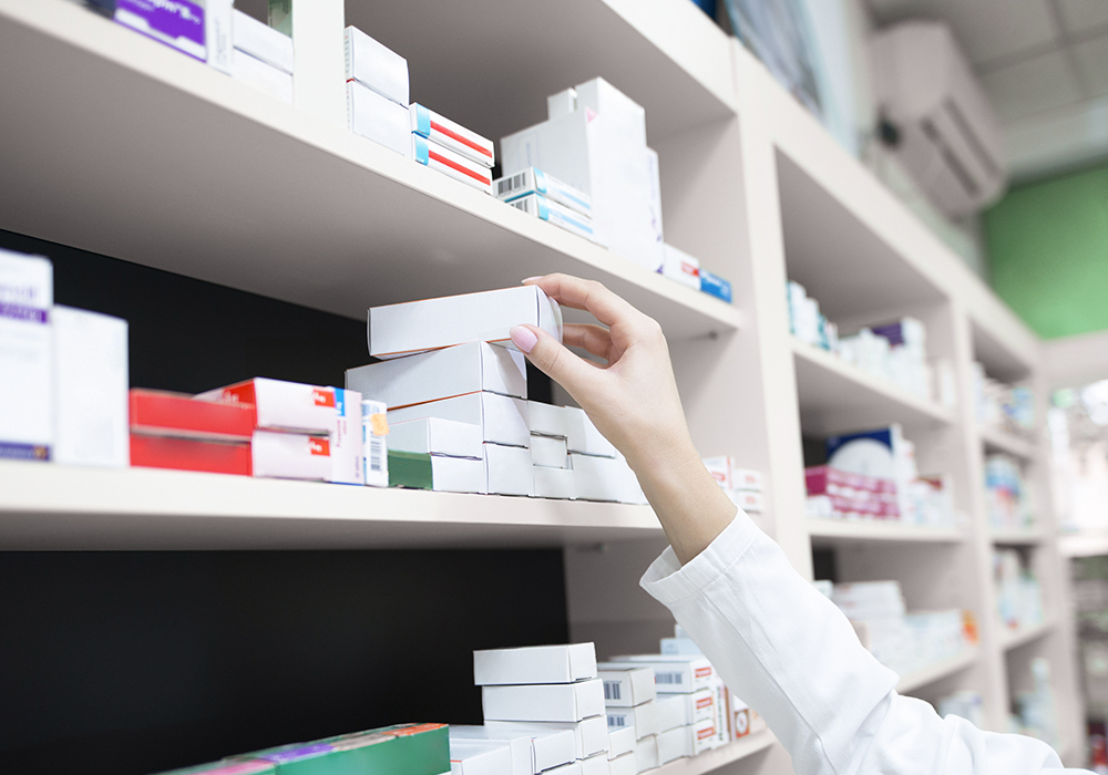 Interior de la farmacia