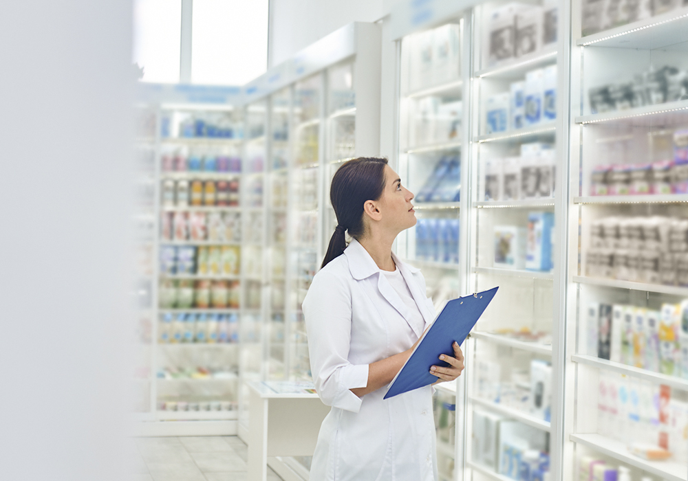 Interior de la farmacia