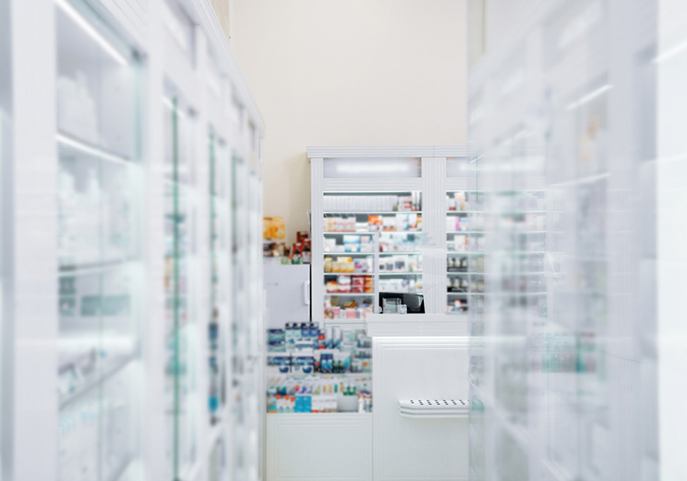 Interior de la farmacia