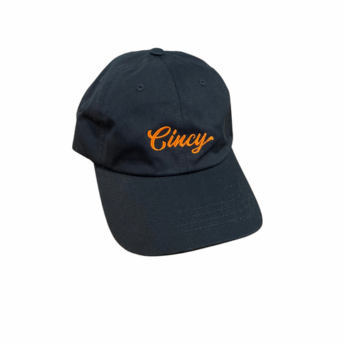 Cincy Dad Hat - Black & Orange