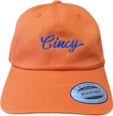 THE Cincy Script Rope Hat - Black & Orange