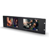 RM7026-12G Dual 7 inch 3RU rackmount 12G SDI monitor