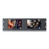 RM7026-12G Dual 7 inch 3RU rackmount 12G SDI monitor