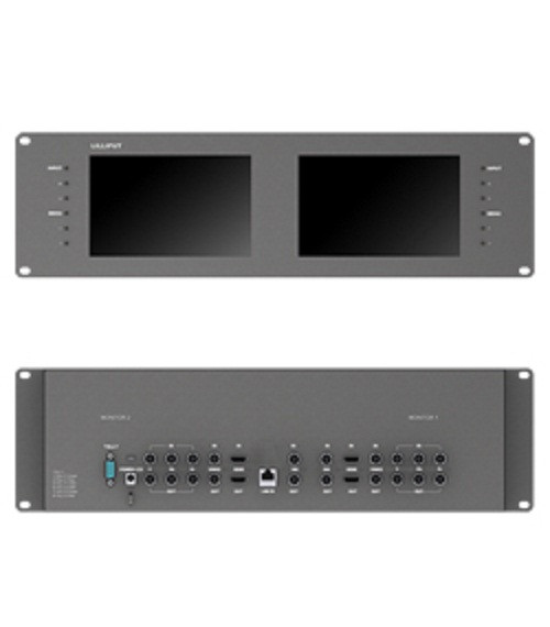 RM-7028S Dual 7 inch 3RU rackmount SDI monitor - LILLIPUT Official
