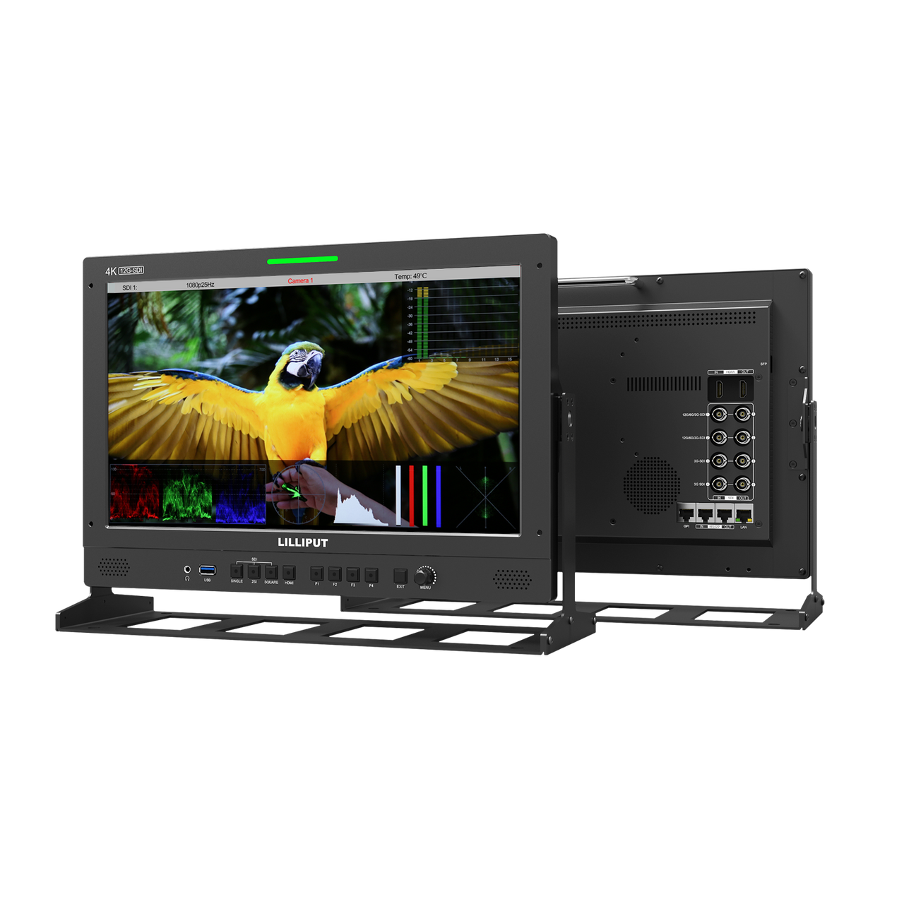 LILLIPUT BM150-4K 15.6インチ Ultra-HD 4K ビデオモニタ 3840×2160の解像度 3G-SDI HDMI 1000: 高コントラスト LEDスクリーン 通販