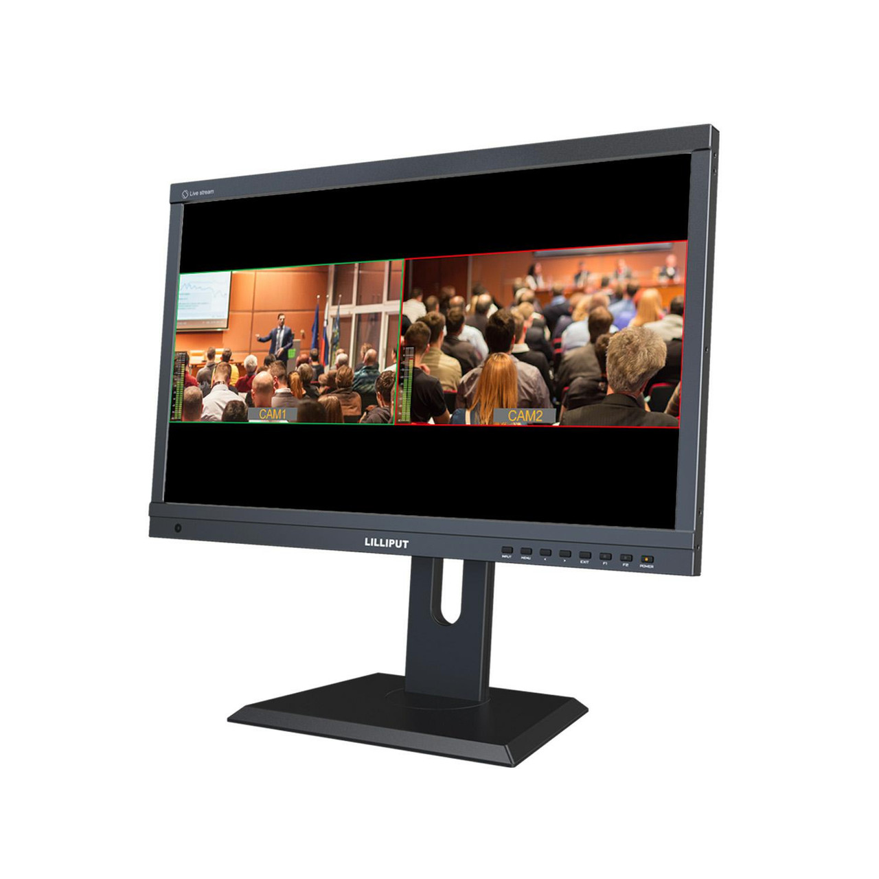 PVM220S 21.5 inch Live Stream quad split multi view monitor