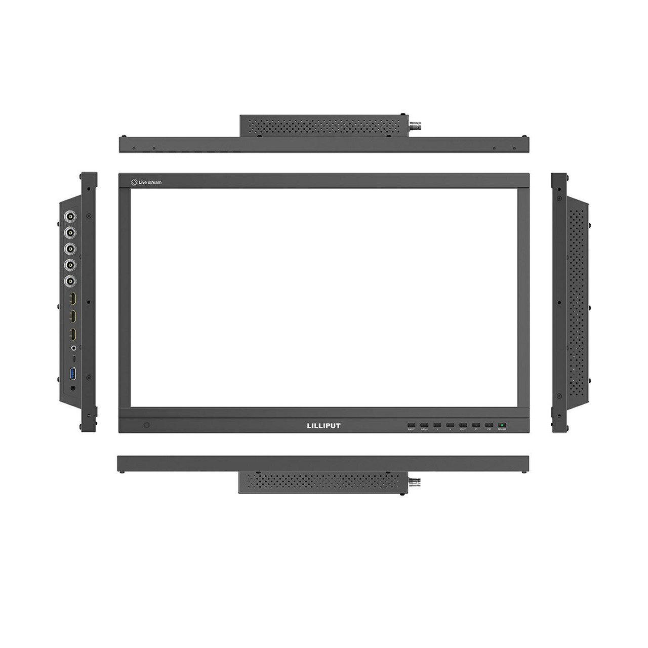 PVM220S 21.5 inch Live Stream quad split multi view monitor