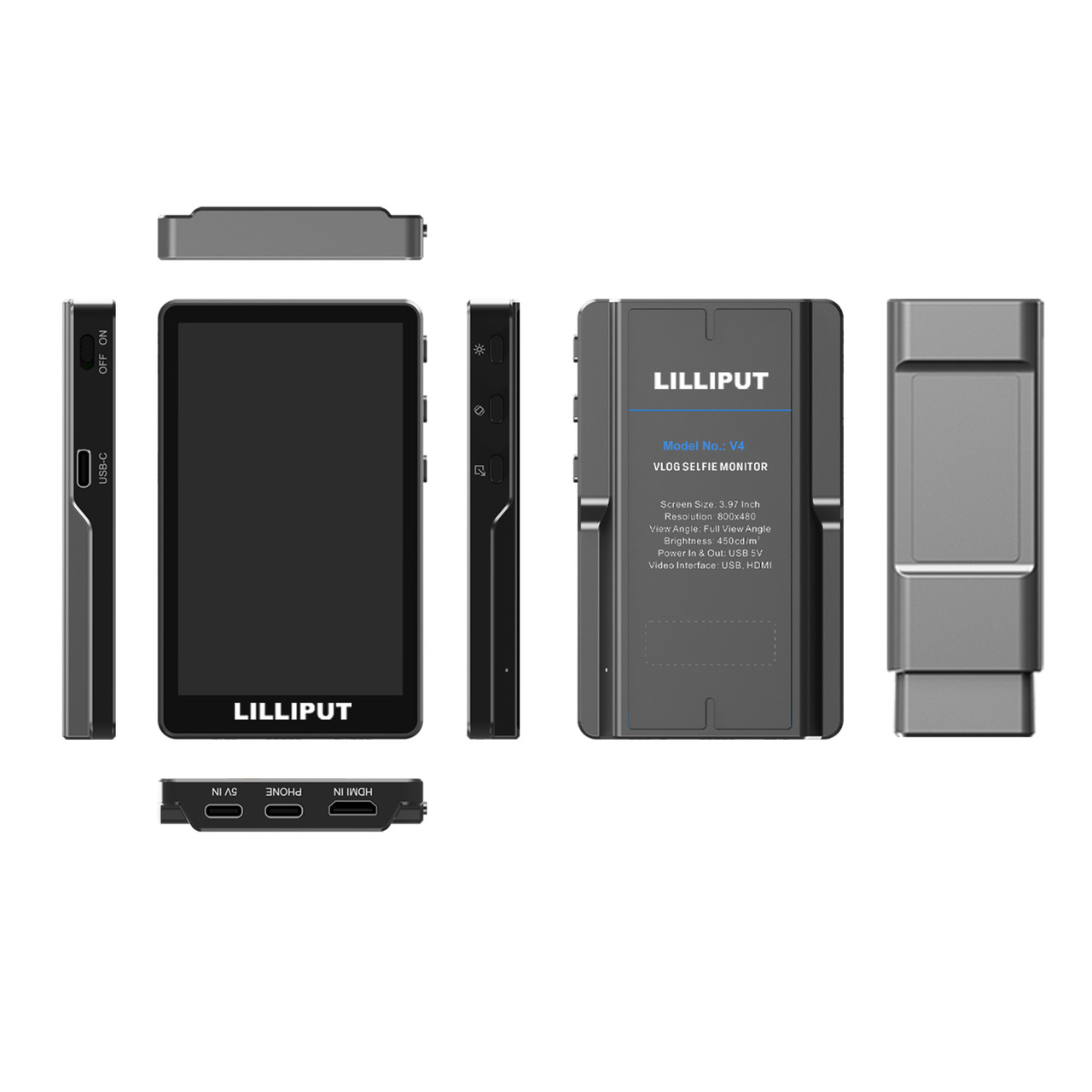 Lilliput V4 Vlog Selfie Monitor