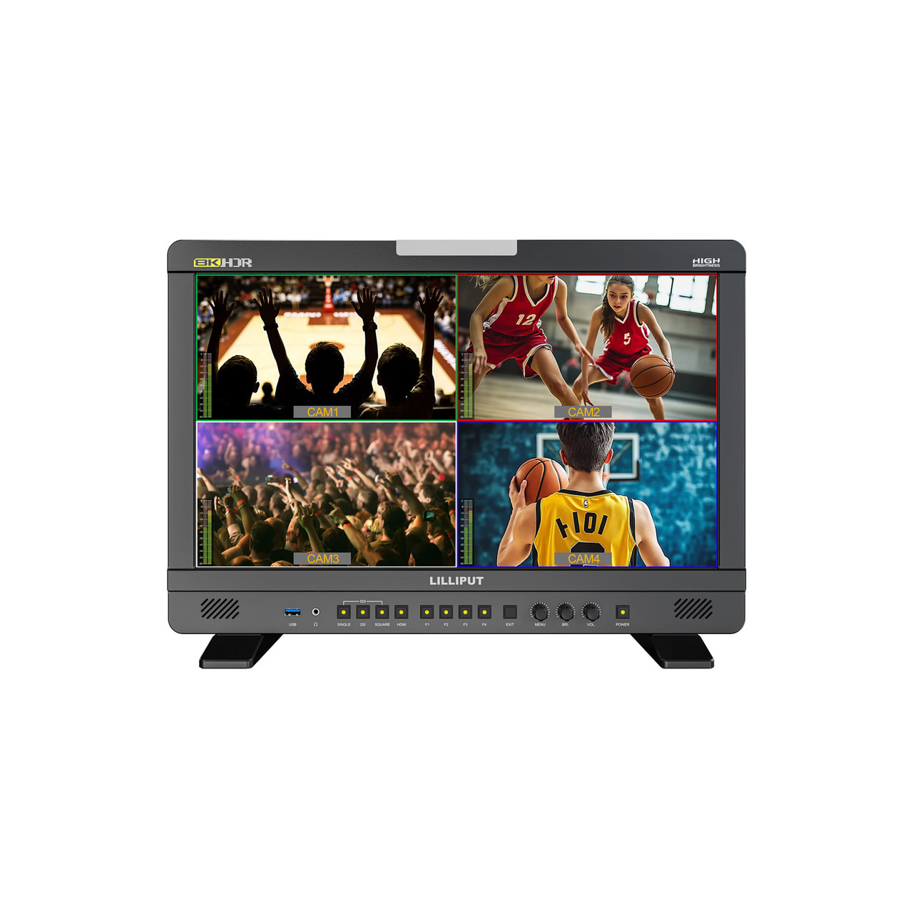 UQ19 18.4 inch 1000 nits High Brightness Studio Production Monitor with 8K 12G-SDI HDMI 2.1