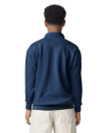 1580 Adult 1/4 Zip Sweatshirt (True Navy)