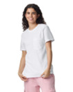 6030 Adult Heavyweight Pocket Tee (White)