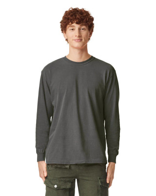 6014 Adult Heavyweight Long Sleeve Tee (Pepper)