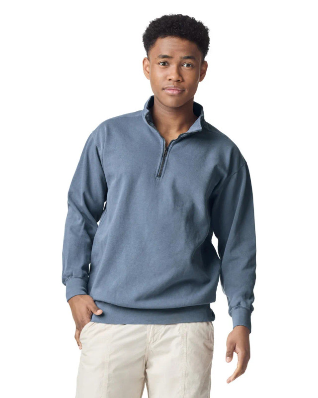 1580 Adult 1/4 Zip Sweatshirt| Comfort Colors | Gildan Brands