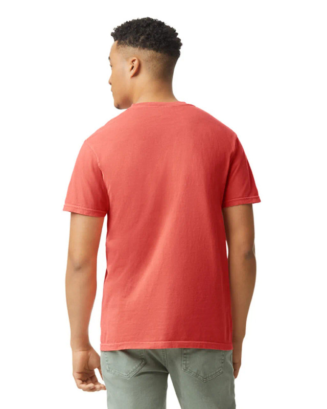 1717 Adult Heavyweight Tee (Bright Salmon)
