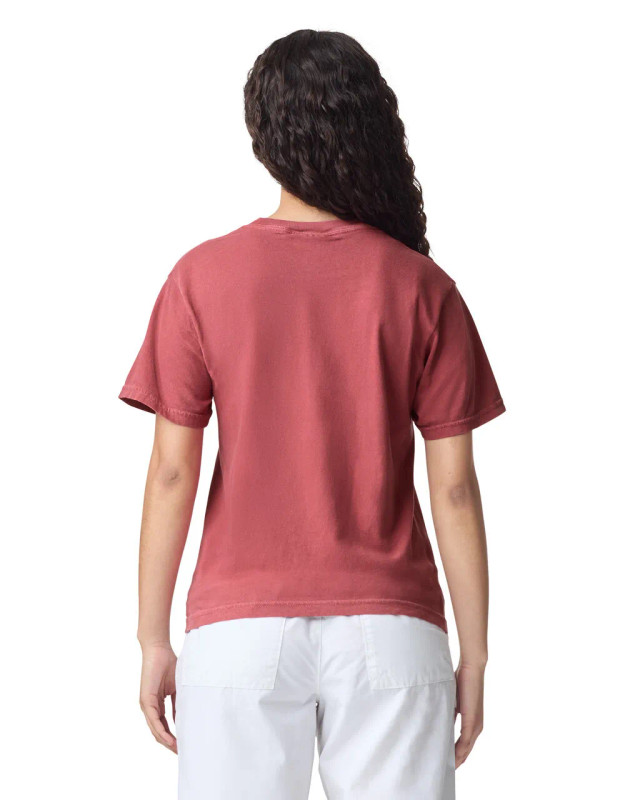 6030 Adult Heavyweight Pocket Tee (Crimson)