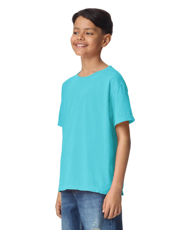 9018 Youth Midweight Tee (Lagoon Blue)